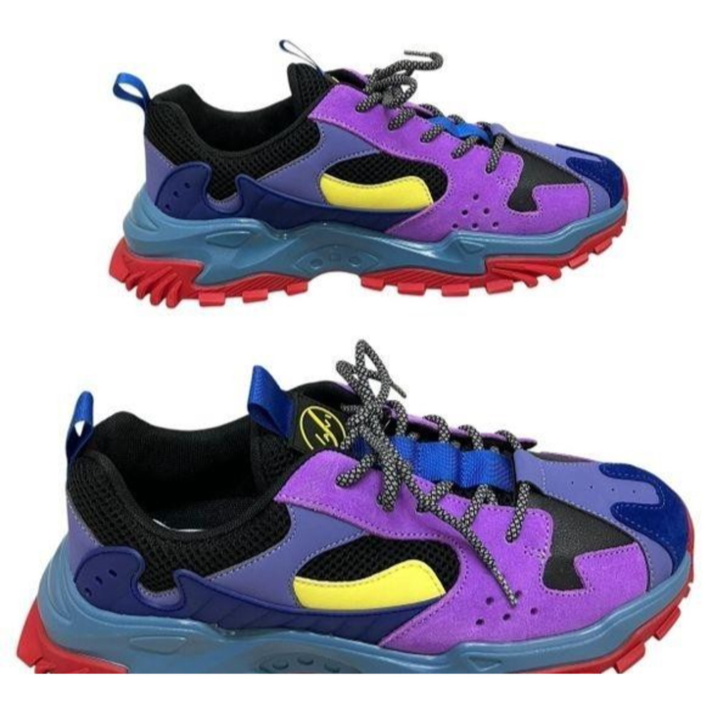 MENS JAVI BURST Casual Shoes Blue/Red Mens US Size 10 Like New